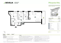 4 pokoje, mieszkanie 69,09 m², piętro 4, oferta nr BB0401, Pilczycka Vita, Wrocław, Pilczyce-Kozanów-Popowice Północne, Pilczyce, ul. Pilczycka 195