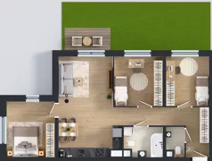 4 pokoje, mieszkanie 75,57 m², piętro 1, oferta nr A.1.7, Żywiecka Vita, Gdańsk, Wrzeszcz, Wrzeszcz Dolny, ul. Żywiecka 2C