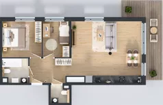 3 pokoje, mieszkanie 63,66 m², piętro 1, oferta nr BA0102, Pilczycka Vita, Wrocław, Pilczyce-Kozanów-Popowice Północne, Pilczyce, ul. Pilczycka 195