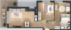 3 pokoje, mieszkanie 60,62 m², piętro 2, oferta nr BA0208, Pilczycka Vita, Wrocław, Pilczyce-Kozanów-Popowice Północne, Pilczyce, ul. Pilczycka 195