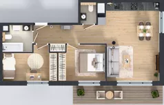 3 pokoje, mieszkanie 59,55 m², piętro 3, oferta nr BA0301, Pilczycka Vita, Wrocław, Pilczyce-Kozanów-Popowice Północne, Pilczyce, ul. Pilczycka 195