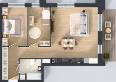3 pokoje, mieszkanie 71,36 m², piętro 5, oferta nr 5/A/07, Kijowska Vita, Warszawa, Praga Północ, Kamionek, ul. Kijowska 27