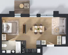 1 pokój, mieszkanie 39,09 m², piętro 5, oferta nr 5/A/09, Kijowska Vita, Warszawa, Praga Północ, Kamionek, ul. Kijowska 27