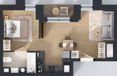 1 pokój, mieszkanie 36,04 m², piętro 7, oferta nr 7/A/09, Kijowska Vita, Warszawa, Praga Północ, Kamionek, ul. Kijowska 27