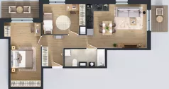 3 pokoje, mieszkanie 65,45 m², piętro 2, oferta nr A.A.2.02, Głębocka Vita, Warszawa, Białołęka, Białołęka, Głębocka 84A
