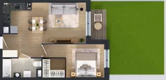 2 pokoje, mieszkanie 43,87 m², parter, oferta nr B.B.0.06, Głębocka Vita, Warszawa, Białołęka, Białołęka, Głębocka 84A