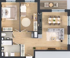 3 pokoje, mieszkanie 68,65 m², piętro 1, oferta nr B.B.1.07, Głębocka Vita, Warszawa, Białołęka, Białołęka, Głębocka 84A