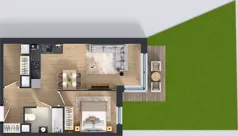 2 pokoje, mieszkanie 44,84 m², parter, oferta nr A.A.0.02, Głębocka Vita, Warszawa, Białołęka, Białołęka, Głębocka 84A