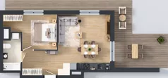 2 pokoje, mieszkanie 47,68 m², piętro 4, oferta nr A.A.4.01, Głębocka Vita, Warszawa, Białołęka, Białołęka, Głębocka 84A