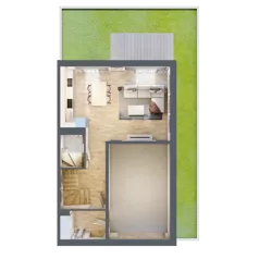 5 pokoi, mieszkanie 181,26 m², parter, oferta nr A08.L1, Rokokowa Vita, Warszawa, Bielany, Huta, Rokokowa 132