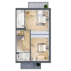 5 pokoi, mieszkanie 181,26 m², parter, oferta nr A08.L1, Rokokowa Vita, Warszawa, Bielany, Huta, Rokokowa 132