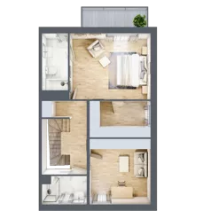 5 pokoi, mieszkanie 181,26 m², parter, oferta nr A08.L1, Rokokowa Vita, Warszawa, Bielany, Huta, Rokokowa 132