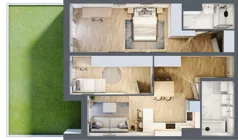 3 pokoje, mieszkanie 63,37 m², parter, oferta nr A07, Traugutta Vita, Wrocław, Przedmieście Oławskie, ul. Generała Romualda Traugutta 103
