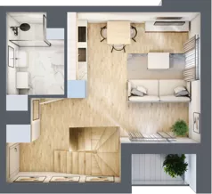 2 pokoje, mieszkanie 51,29 m², piętro 3, oferta nr A39, Traugutta Vita, Wrocław, Przedmieście Oławskie, ul. Generała Romualda Traugutta 103