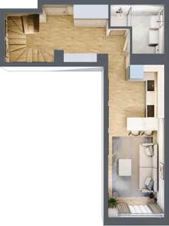 2 pokoje, mieszkanie 50,34 m², piętro 3, oferta nr A48, Traugutta Vita, Wrocław, Przedmieście Oławskie, ul. Generała Romualda Traugutta 103