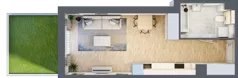 1 pokój, mieszkanie 31,95 m², parter, oferta nr A.061, Żabiniec Vita, Kraków, Krowodrza, ul. Żabiniec 56