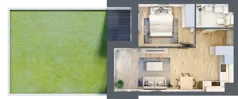 2 pokoje, mieszkanie 36,75 m², piętro 1, oferta nr B2/01/09, WUWA Vita II, Wrocław, Żerniki, Fabryczna, ul. T. Brzozy
