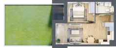 2 pokoje, mieszkanie 36,75 m², piętro 1, oferta nr B2/01/09, WUWA Vita II, Wrocław, Żerniki, Fabryczna, ul. T. Brzozy