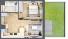 2 pokoje, mieszkanie 38,36 m², parter, oferta nr 103/8, Aleje Praskie VIII, Warszawa, Praga Południe, Kamionek, ul. Podskarbińska