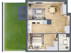 2 pokoje, mieszkanie 48,84 m², parter, oferta nr 055/8, Aleje Praskie VIII, Warszawa, Praga Południe, Kamionek, ul. Podskarbińska