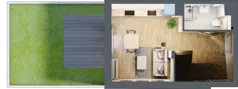1 pokój, mieszkanie 44,53 m², parter, oferta nr BE0003, Viva Cité, Warszawa, Bemowo, Chrzanów, ul. Podgrodzie