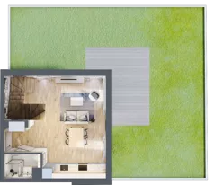 1 pokój, mieszkanie 56,56 m², parter, oferta nr BH0007, Viva Cité, Warszawa, Bemowo, Chrzanów, ul. Podgrodzie