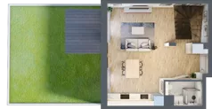 1 pokój, mieszkanie 56,48 m², parter, oferta nr AA0005, Viva Cité etap II, Warszawa, Bemowo, Chrzanów, ul. Podgrodzie
