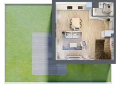 1 pokój, mieszkanie 61,67 m², parter, oferta nr AB0002, Viva Cité etap II, Warszawa, Bemowo, Chrzanów, ul. Podgrodzie