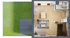 1 pokój, mieszkanie 58,32 m², parter, oferta nr AC0005, Viva Cité etap II, Warszawa, Bemowo, Chrzanów, ul. Podgrodzie