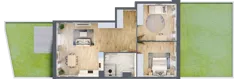 3 pokoje, mieszkanie 82,91 m², parter, oferta nr AD0001, Viva Cité etap II, Warszawa, Bemowo, Chrzanów, ul. Podgrodzie