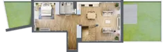 1 pokój, mieszkanie 116,92 m², parter, oferta nr AE0001, Viva Cité etap II, Warszawa, Bemowo, Chrzanów, ul. Podgrodzie