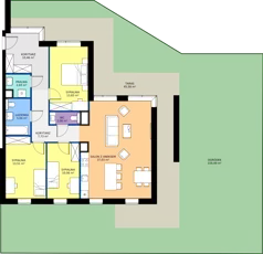 4 pokoje, mieszkanie 102,50 m², parter, oferta nr AB.00.07, Ptasia Vita, Poznań, Grunwald, Grunwald Południe, ul. Ptasia 32