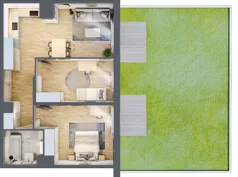 3 pokoje, mieszkanie 65,39 m², parter, oferta nr AB.00.02, Ptasia Vita, Poznań, Grunwald, Grunwald Południe, ul. Ptasia 32