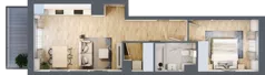 2 pokoje, mieszkanie 44,60 m², piętro 2, oferta nr BB0203/4, M Bemowo 4, Warszawa, Bemowo, Chrzanów, ul. Szeligowska