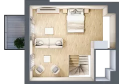 3 pokoje, mieszkanie 63,20 m², parter, oferta nr B3.00.10, Południe Vita etap IV, Gdańsk, Orunia Górna-Gdańsk Południe, ul. Kazimierza Wielkiego 