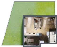4 pokoje, mieszkanie 112,48 m², parter, oferta nr B4.00.11, Południe Vita etap IV, Gdańsk, Orunia Górna-Gdańsk Południe, ul. Kazimierza Wielkiego 