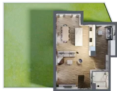 5 pokoi, mieszkanie 120,66 m², parter, oferta nr B6.00.03, Południe Vita etap IV, Gdańsk, Orunia Górna-Gdańsk Południe, ul. Kazimierza Wielkiego 