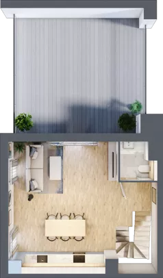 3 pokoje, mieszkanie 76,21 m², piętro 2, oferta nr A/KL2/2/12, Podhalańska Vita, Wrocław, Żerniki, Złotniki, ul. Podhalańska