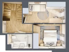 3 pokoje, mieszkanie 61,79 m², piętro 2, oferta nr A/KL2/2/09, Podhalańska Vita, Wrocław, Żerniki, Złotniki, ul. Podhalańska