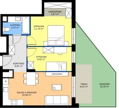 3 pokoje, mieszkanie 57,48 m², parter, oferta nr 007/7, Aleje Praskie VII, Warszawa, Praga Południe, Kamionek, ul. Podskarbińska/ Iławska