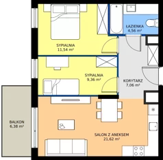 3 pokoje, mieszkanie 53,87 m², piętro 1, oferta nr 105/7, Aleje Praskie VII, Warszawa, Praga Południe, Kamionek, ul. Podskarbińska/ Iławska