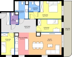 4 pokoje, mieszkanie 95,22 m², piętro 3, oferta nr 011/10, Aleje Praskie X, Warszawa, Praga Południe, Kamionek, ul. Drwęcka
