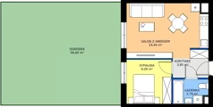 2 pokoje, mieszkanie 36,27 m², parter, oferta nr C4.0B25, Bemowo Vita etap V, Warszawa, Bemowo, Chrzanów, ul. Szeligowska 57	