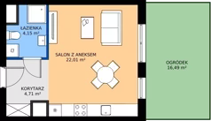 1 pokój, mieszkanie 30,87 m², parter, oferta nr C5.0C68, Bemowo Vita etap V, Warszawa, Bemowo, Chrzanów, ul. Szeligowska 57	