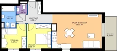 3 pokoje, mieszkanie 62,78 m², piętro 1, oferta nr C5.1D97, Bemowo Vita etap V, Warszawa, Bemowo, Chrzanów, ul. Szeligowska 57	