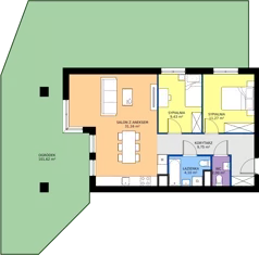 3 pokoje, mieszkanie 67,71 m², parter, oferta nr C5.0B27, Bemowo Vita etap V, Warszawa, Bemowo, Chrzanów, ul. Szeligowska 57	