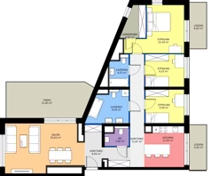 4 pokoje, mieszkanie 112,09 m², piętro 9, oferta nr A.9.5, Żywiecka Vita, Gdańsk, Wrzeszcz, Wrzeszcz Dolny, ul. Żywiecka 2C