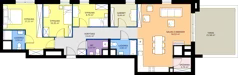 5 pokoi, mieszkanie 104,00 m², piętro 15, oferta nr 2.15.M01, Morska Vita II, Gdynia, Leszczynki, Leszczynki, ul. Działdowska 3A