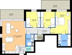 4 pokoje, apartament 92,02 m², parter, oferta nr A/0/1, Kopernika 71, Gdynia, Redłowo, ul. Mikołaja Kopernika