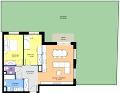 3 pokoje, mieszkanie 68,65 m², parter, oferta nr B.B.0.05, Głębocka Vita, Warszawa, Białołęka, Białołęka, Głębocka 84A